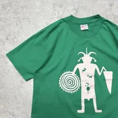 80s USA製 vintage ココペリ プリント Tシャツ シングルステッチ