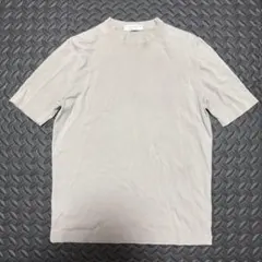 極美品●グランサッソ サマーニットハイゲージ 半袖ニット コットン アイボリー 極美品○グランサッソ サマーニットハイゲージ 半袖ニット コットン