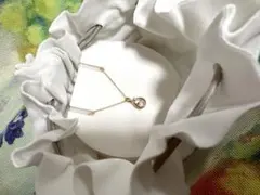 star jewelry ネックレス　K10 ゴールド　しずく　ティアドロップ