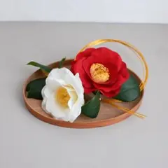 【紅白椿】大正レトロ | 卒業式　和装　結婚式　袴 成人式　前撮り　髪飾り