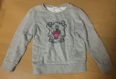 a.v.v グレー 刺繍トレーナー 130サイズ