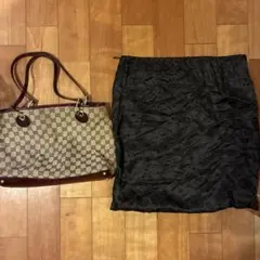 GUCCI GG柄 トートバッグ ボルドー系