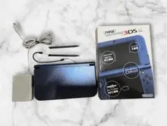New Nintendo 3DS LL ネイビー 本体(箱あり)・充電器付き