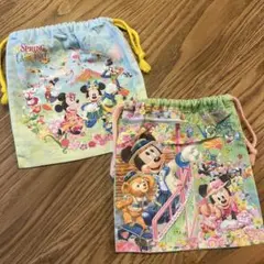 東京ディズニーシー スプリングカーニバル ヴォヤッジ　巾着　バッグ　ポーチ　日本