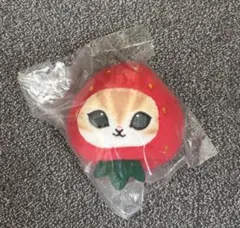 モフサンド もぎたてフルーツ×にゃん おかおぬいぐるみ いちご