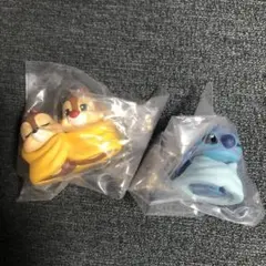 ディズニー　くるまりスタイル　ガチャ　2点セット