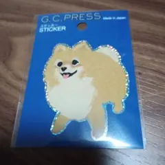 G.C.PRESS ポメラニアン 耐水 耐光ステッカー 新品未開封