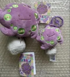 ポケモンセンター へんしんメタモン ミカルゲ ぬいぐるみ マスコット 2