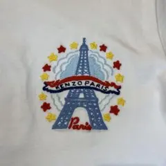 KENZO PARIS エッフェル塔 刺繍 Tシャツ ホワイト Sのサムネイル