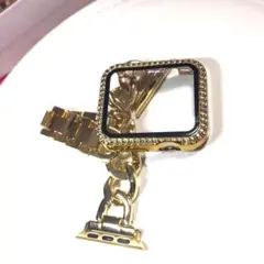 applewatchバンド44mmキラキラカバー