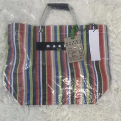 MARNI MARKET マルチカラー ストライプ トートバッグのサムネイル