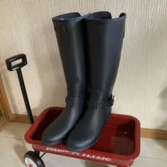 美品　ハンター HUNTER レインブーツ　長靴　ロング　EU38