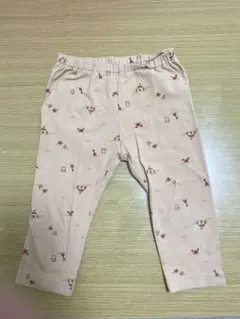 ユニクロ レギンス 7分丈 110 カニさん柄