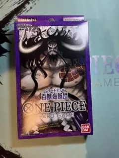 ワンピースカードゲーム　カイドウ　スタートデッキ　百獣海賊団　紫