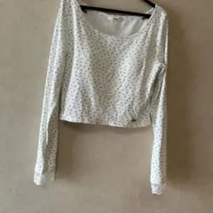 ヘザー　ブラ　カップ付き　カットソー　ショート丈のサムネイル