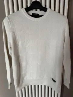 BLACK LABEL CRESTBRIDGE ホワイトニット L