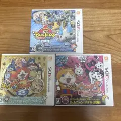 妖怪ウォッチ 本家.バスターズ.テンプラ 3本セット 箱 動作確認済み