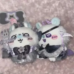 ちいかわ　モモンガ　ぬいぐるみキーホルダー　悪魔と天使　まじかるちいかわ