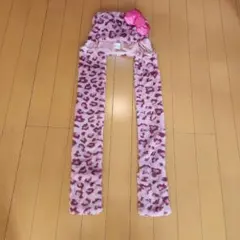 USJ ヒョウ柄 帽子　キティー　カチューシャマフラー