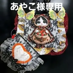 ハロウィン♥️ビッグフェイスねこちゃん♡ポーチねこちゃん♡チャーム