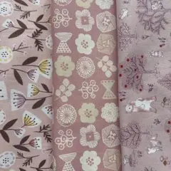 北欧柄カットクロス３枚セット