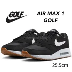 ナイキ ゴルフ 25.5cm エアマックス 1 G シューズ スパイク 靴 黒