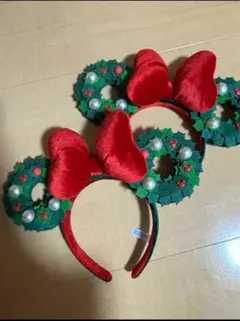 ディズニー カチューシャ クリスマス 2個セット
