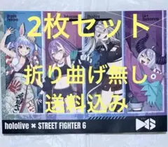 2枚♪ ホロライブ ストリートファイター 限定ショッパー　ぼたん　トワ　ぺこら