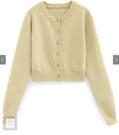 ショート丈ニットカーディガン an1509 grl