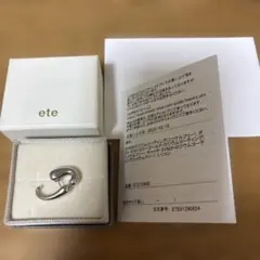 ete】 フローレット ネイビー ピアス - メルカリ