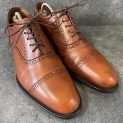 極美品】リーガル ストレートチップ 02DR 内羽 茶 レザー 25 アノネイ