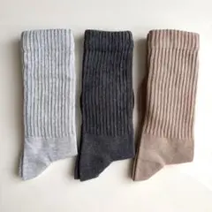 新品未使用　ユニクロ　ルーズソックス　3足組