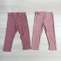 H&M ベビー リブ レギンス 2枚セット 90cmのサムネイル