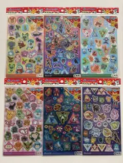 【新品国内正規品】ポケットモンスターキラッとシール2 ホログラムシール６種セット