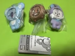 BT21 フォトフレームマスコット　ガチャガチャ　3点セット