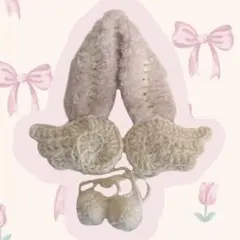 【最終値下げ】天使の羽　イヤーマフ　ヘッドドレス　ハンドメイド　ウィッシュコア