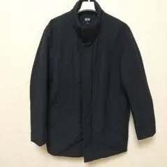 UNIQLO ハイブリッドダウンコートMネイビー(フード無し)