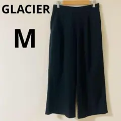 グラシア　GLACIER ワイドパンツ　【M】　ウエストゴム　ポケット