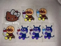 キティ　アンパンマン　バイキンマンペンラ　ミニ　ハーフ　カプラ　アメステ