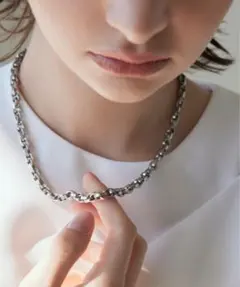 CENE シルバーチェーンネックレス