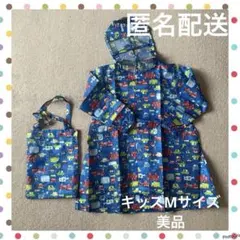 【美品】②KidsForet レインコート Mサイズ車柄のサムネイル