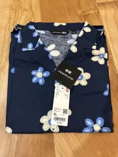UNIQLO×marimekko リネンブレンドオープンカラーシャツ(半袖)XLのサムネイル