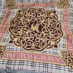 BURBERRYS 大判 スカーフ シルク100% ヴィンテージ