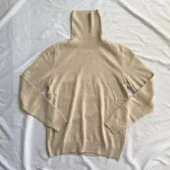 未使用✨高級 カシミヤ100% タートルネック ハイゲージニット Lサイズ