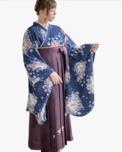 キャサリンコテージ袴セット 紺色 140cm