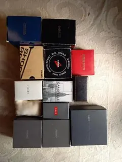 店じまい品/時計の空箱15点/オメガ/コルム/セイコー/シチズン/他