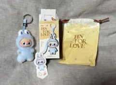 【正規品】ラブブ イニシャル pin for love「D」