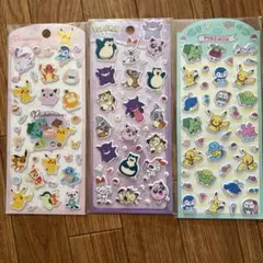 ポケモン 正規品 ぷっくりシール