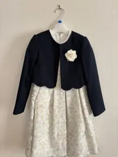 petit main プティマイン セレモニーワンピース　ボレロ（花柄130cm