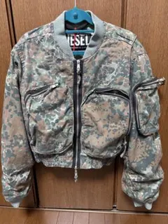 新品DIESELディーゼル　レディースジャケット カモフラージュ柄